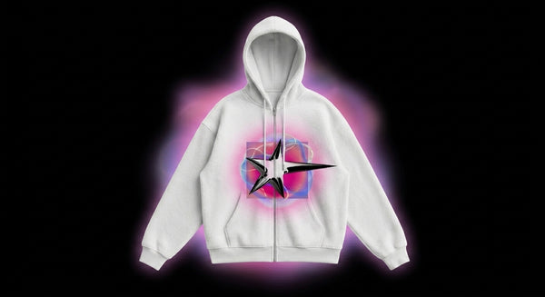 Star Zip-Up Hoodie