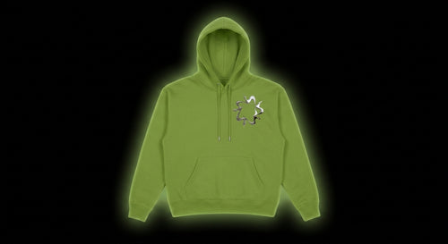 Binary Globe Hoodie — Green