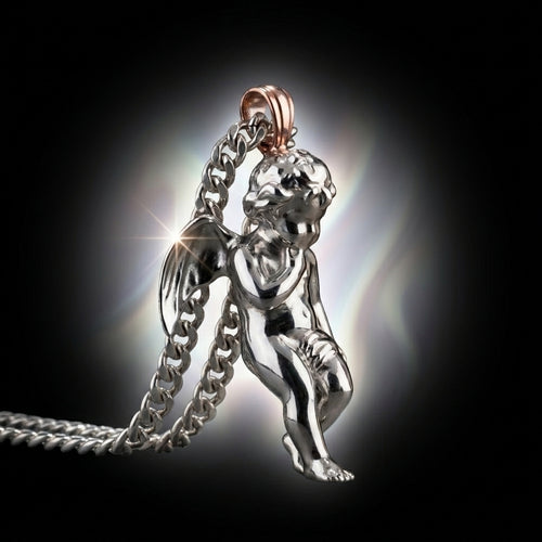Angel Pendant - Chrome