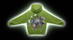 Binary Globe Hoodie — Green 2